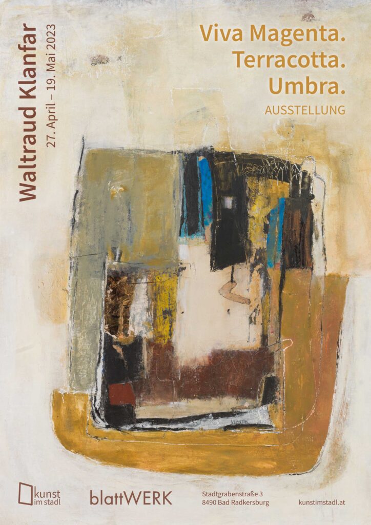 Waltraud Klanfar Viva Magenta. Terracotta. Umbra.